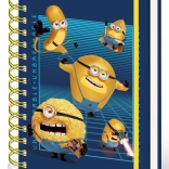 Notebook cu inele A5 2024 cu tematică Minioni