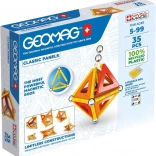 GEOMAG set de construcție magnetică classic panels, 35 piese