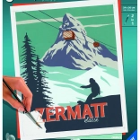 creart zermatt, elveția – pictură după numere