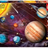 Puzzle 1000 piese Sistemul Solar Neon