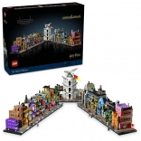 Modelul miniatural Magazine magice din strada Diagon de la LEGO Harry Potter