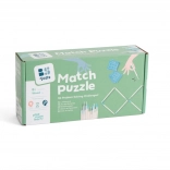 Puzzle logic din bețe de chibrit din lemn – joc logic pentru copii de la 8 ani