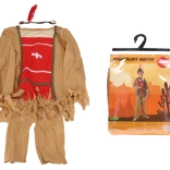 Costum de carnaval pentru copii, indian M (110–120 cm)