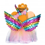 Set de carnaval unicorn cu aripi și fustă