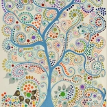 Puzzle RAVENSBURGER copac albastru, 1500 de piese