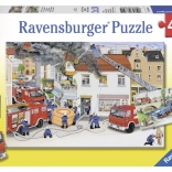 Puzzle Ravensburger Brigada de Pompieri 2x24 piese