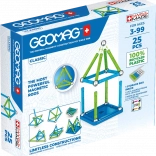 Set magnetic de construcție GEOMAG Classic Recycled – 25 piese