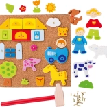 Goki Joc cu ciocănel Ferma