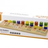 Jucărie educativă din lemn pentru numărare