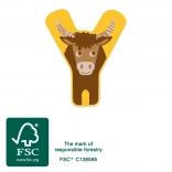 Small Foot literă din lemn Y