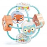 Jucărie zornăitoare Djeco BabyBali pentru copii de la 3 luni