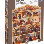 Djeco story puzzle regele Arthur