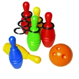 Set de bowling pentru copii DOHÁNY – 6 popice și o minge
