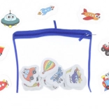 Autocolante din spumă pentru apă – mijloace de transport pentru copii, pentru cadă și piscină