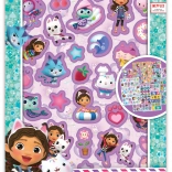 Autocolante sclipitoare Căsuța magică a lui Gábin A5, 8 coli