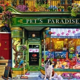 Puzzle Trefl Premium Plus Tea Time: Paradisul Animalelor 1000 de piese