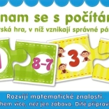 puzzle perechi – fă cunoștință cu numărarea