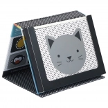 Petit Collage Timp pe burtică - oglindă cu imagini Peekaboo