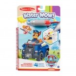 Cărți de colorat cu apă Water WOW! PAW Patrol – Chase
