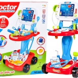 Set medical mobil cu baterii – albastru