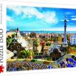 Puzzle de 1500 de piese Park Güell, Barcelona – TREFL