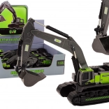 Excavator pe șenile din metal 1:55 Negru-Verde