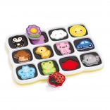 Quercetti Smart Puzzle Magnetico: Culori și Primele Cuvinte