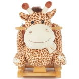 Girafă legănătoare cu scaun căptușit BIECO