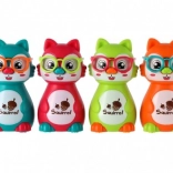 Veveriță cu mecanism de inerție 10 cm – jucărie din plastic pentru copii