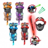 Set Ninja cu sabie, mască și săgeți cu lumină și sunet