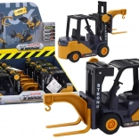 stivuitor pentru copii cu cârlig și tracțiune prin frecare galben