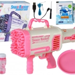 Bule de săpun Mașină de făcut bule de săpun Pistol electric roz