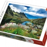 Puzzle 3000 piese – Lacul Starolesnianske, Tatra, Slovacia