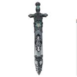 Sabie de plastic pentru carnaval cu teacă