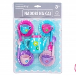 Set de ceai din plastic pentru copii 13 piese – ambalaj în limba cehă