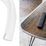 Bandă protectoare transparentă din silicon pentru margini de mobilier 1 m