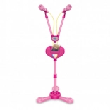 Stativ PLEJO cu două microfoane roz
