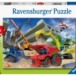 Puzzle Ravensburger Utilaje de construcții 60 piese
