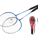Set badminton: 2 rachete și 1 mingiuță în husă, 64 cm