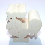 Jucărie din lemn cocoș Fauna