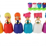 Zână florală – păpușă 12 cm cu fustă rotativă, sortiment mixt