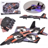 Dron amuzant cu telecomandă și iluminare LED