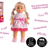 Păpușa Barunka care merge și cântă în cehă 42 cm