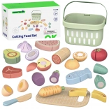 Set din lemn pentru tăiat alimente Tooky Toy