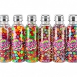 Mărgele din plastic cu șnur într-o cutiuță – mix de culori