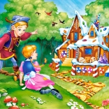 Puzzle 60 piese Hansel și Gretel