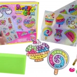 Set pentru pictură cu diamante – autocolante colorate cu dulciuri