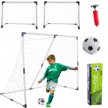 Poartă de fotbal 2 în 1 pentru copii 143x110x70 cm