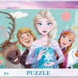 Puzzle Frozen: Familial 15 piese