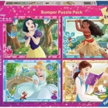 Puzzle Ravensburger Disney prințese 4x100 piese